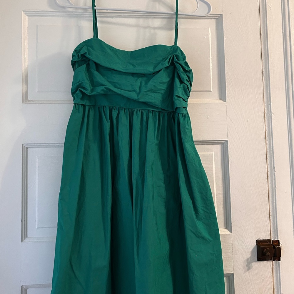 A New Day Green Spaghetti Strap Dress